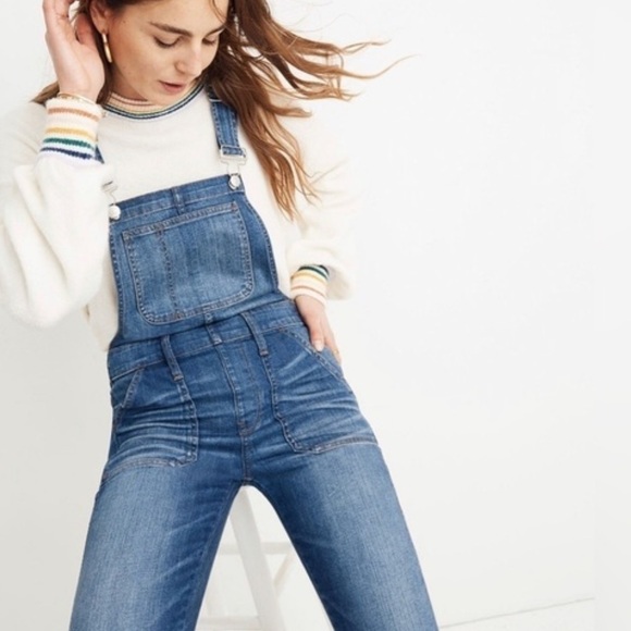 Madewell Skinny Overall - Size S - EUC - Medium Blue Wash Denim Jeans - Picture 11 of 12